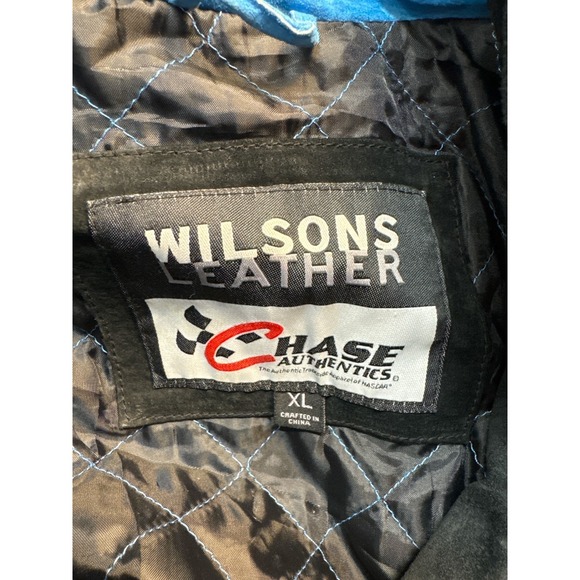 Vintage Y2K Ryan Newman Alltel NASCAR Suede Wilson Leather Racing Jacket XL - Picture 7 of 7